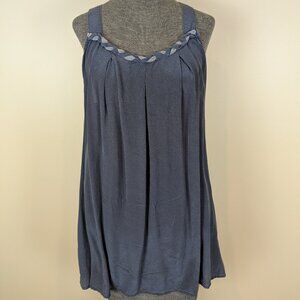 Urban Outfitters Kimchi Blue 100% Silk Top Shirt Blouse Size L NWOT